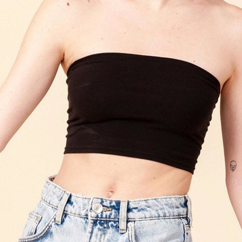 Double Zero Lace Up Tube Top